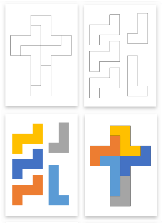 لعبة Puzzle عيد الصليب للطباعة