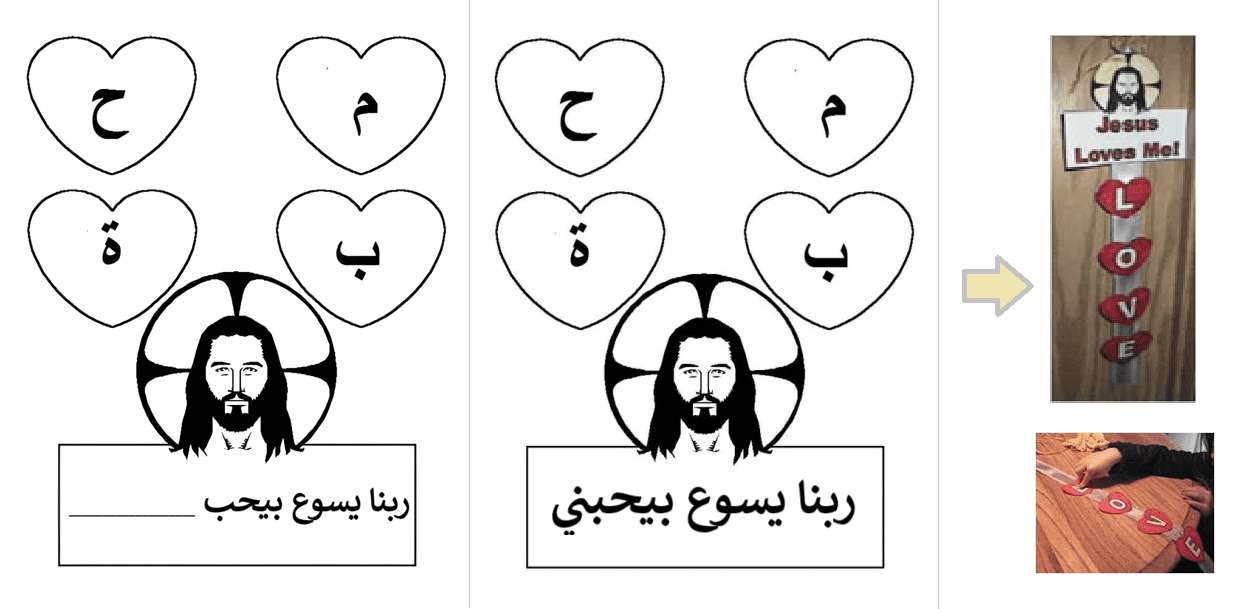 ربنا يسوع بيحبني | مدينة الخدام - أفكار وأنشطة مدارس الأحد  ربنا يسوع بيحبني | مدينة الخدام - أفكار وأنشطة مدارس الأحد